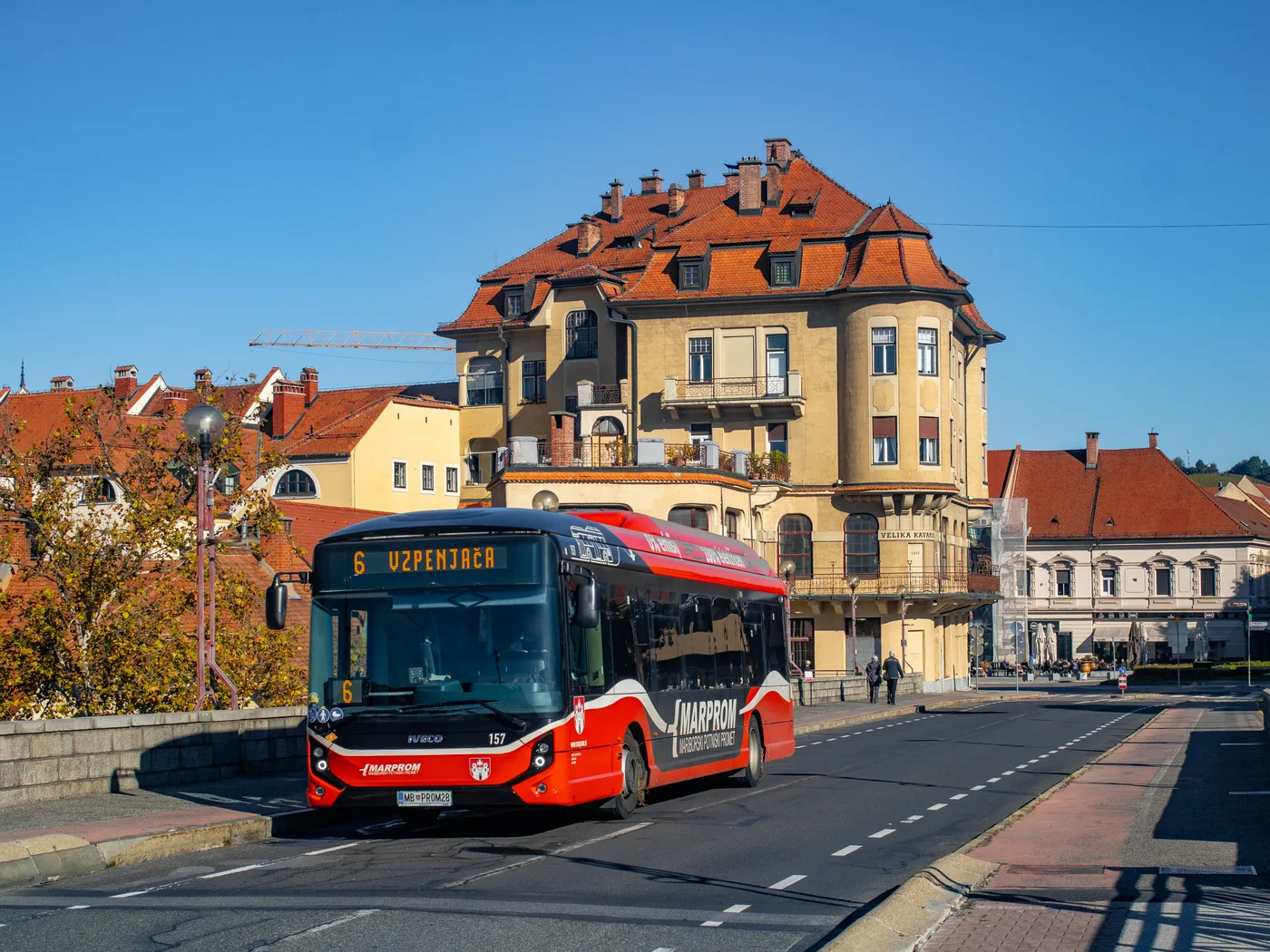 Mestni avtobus v Mariboru.